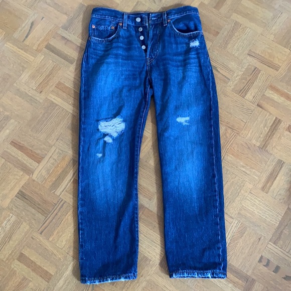 Levi 501 jeans original cropped jeans - Picture 2 of 7